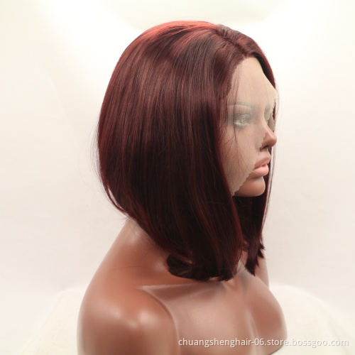 Wholesale cheap High quality Lace Front Synthetic Hair Wigs Perruque Tresse Long Box Braided synthetic Lace Wigs For Black Women